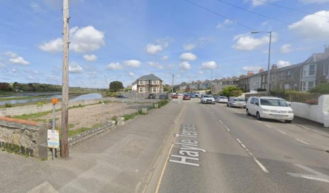The community garden project will be at the former Hawkins motor site on Hayle Terrace (Image: Google)